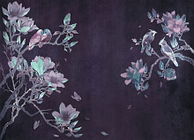 Фиолетовые фотообои Factura FAUNA HAIKU 6